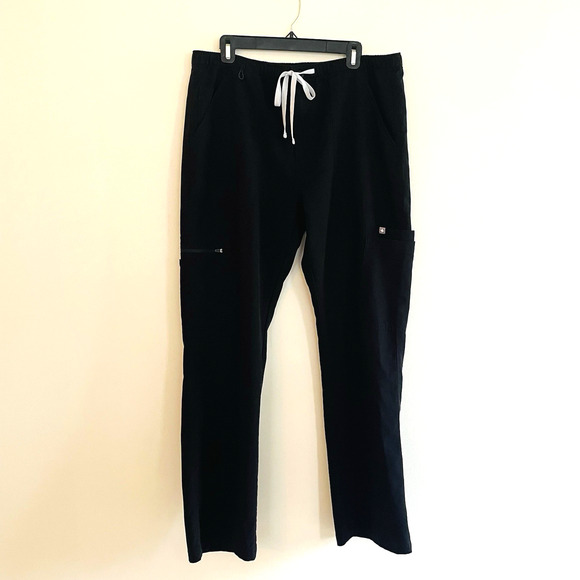 Figs Technical Collection Scrub Pants Black Style TM3001 9 Pockets Size X-Large - Picture 1 of 15